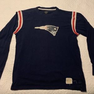 XXL Reebok “vintage” look long sleeve Patriots Tee